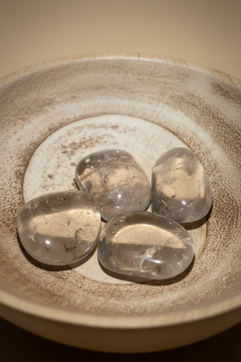 Rodado de Cuarzo Cristal · Amplificador Universal, Claridad y Meditación