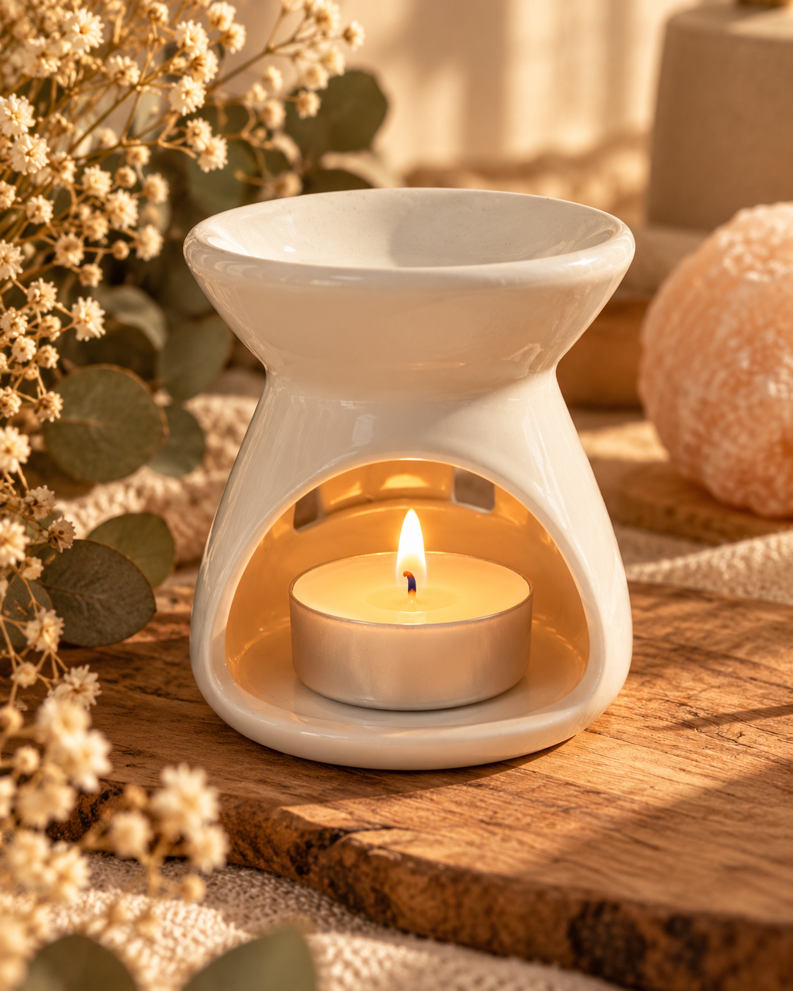 Velas de Té Artesanales sin Aroma · Pack de 5
