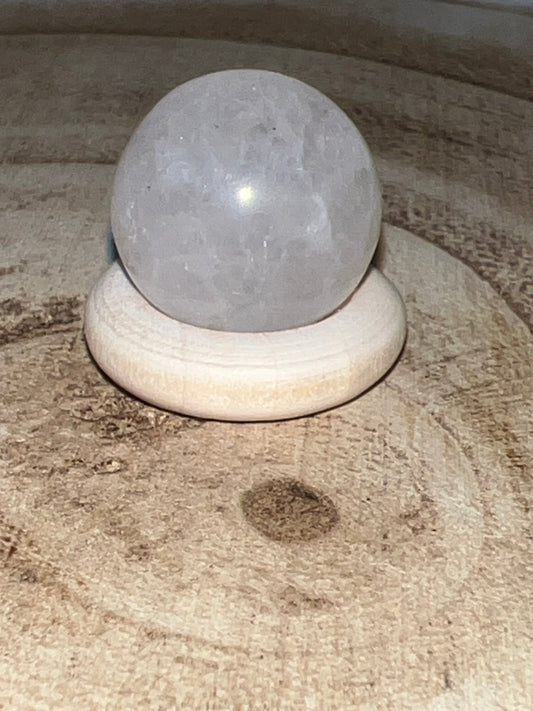 Mini esfera de Cuarzo Blanco (unidad)