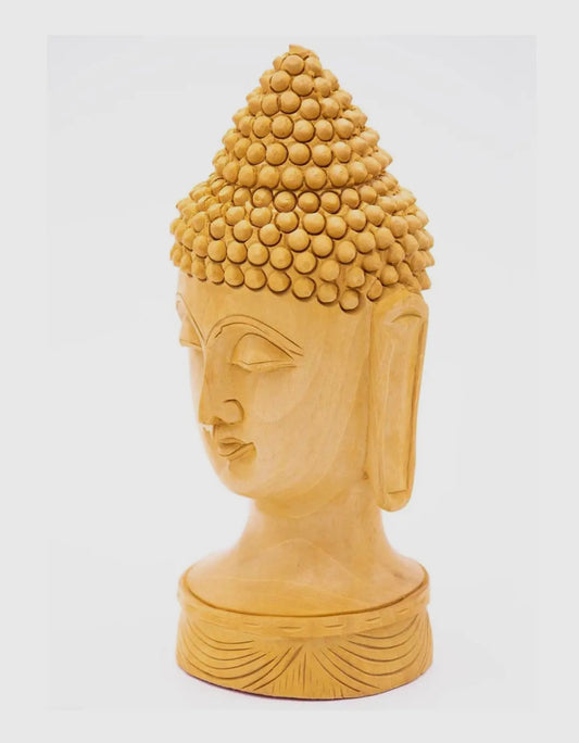 Cabeza de Buda Tallada · Silencio Interior