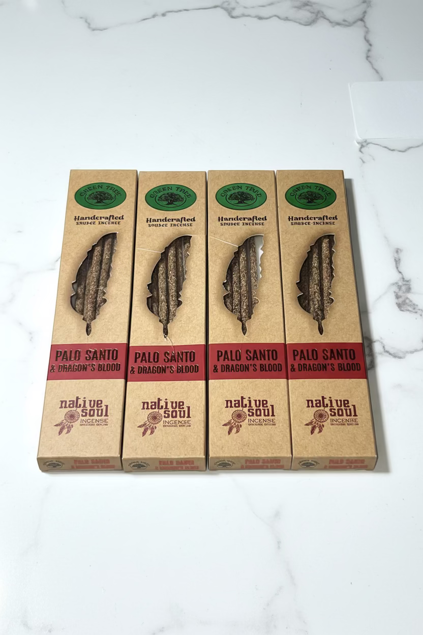 Sahumerio Palo Santo y Dragon's Blood · Protección Espiritual · Native Soul
