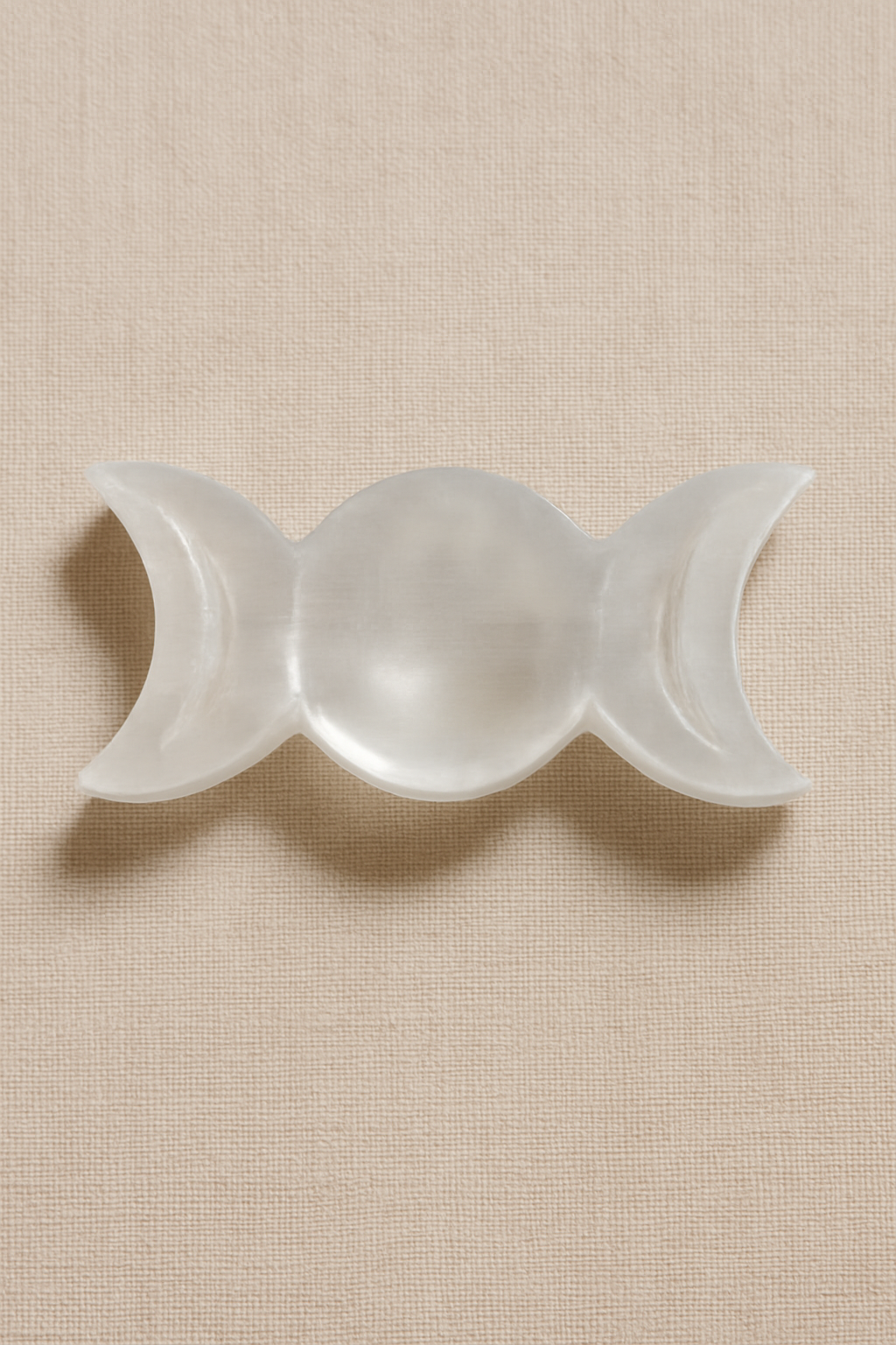 Bandejita de Selenita (Triple Luna)