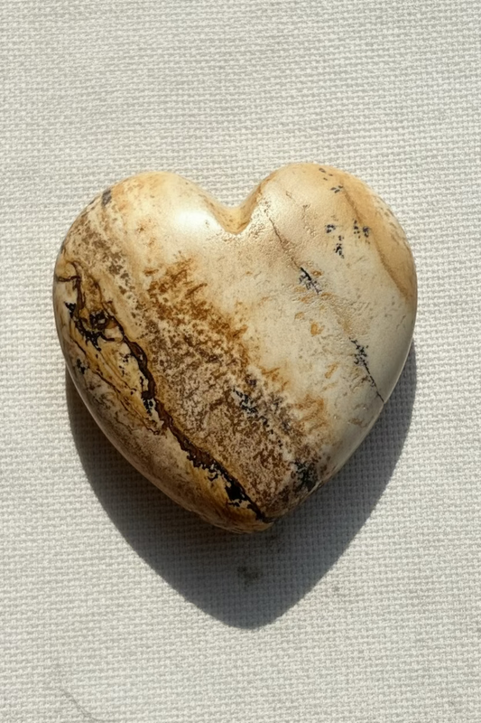 Corazón de Jaspe Paisina · Enraizamiento, Calma y Amor Propio