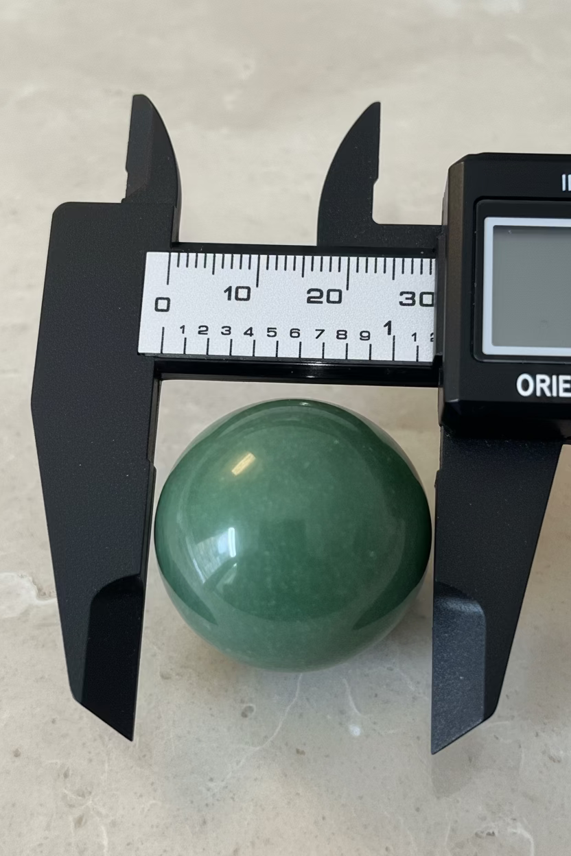 Esfera de Aventurina Verde · Prosperidad, Buena Suerte y Equilibrio