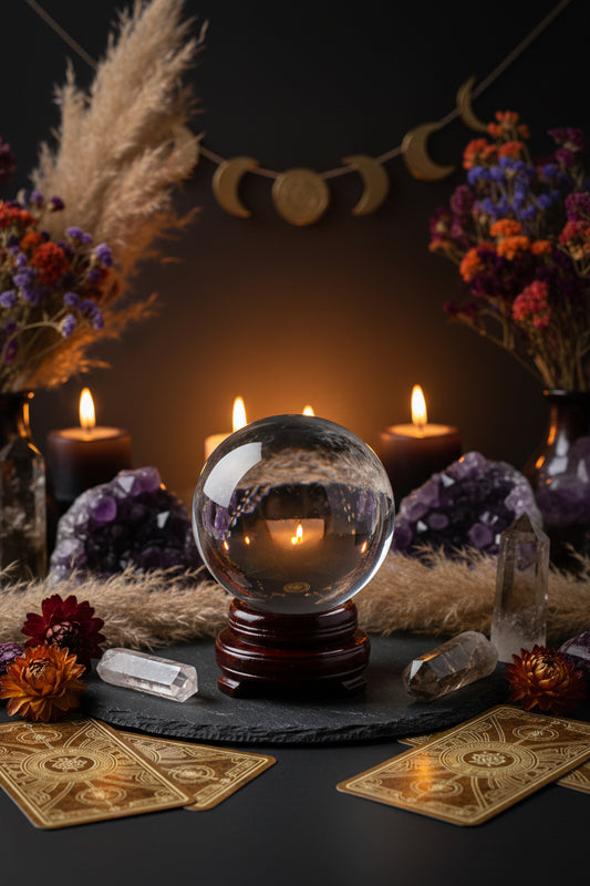 Bola de Cristal para Meditación y Adivinación