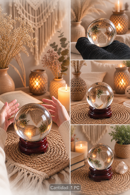 Bola de Cristal para Meditación y Adivinación