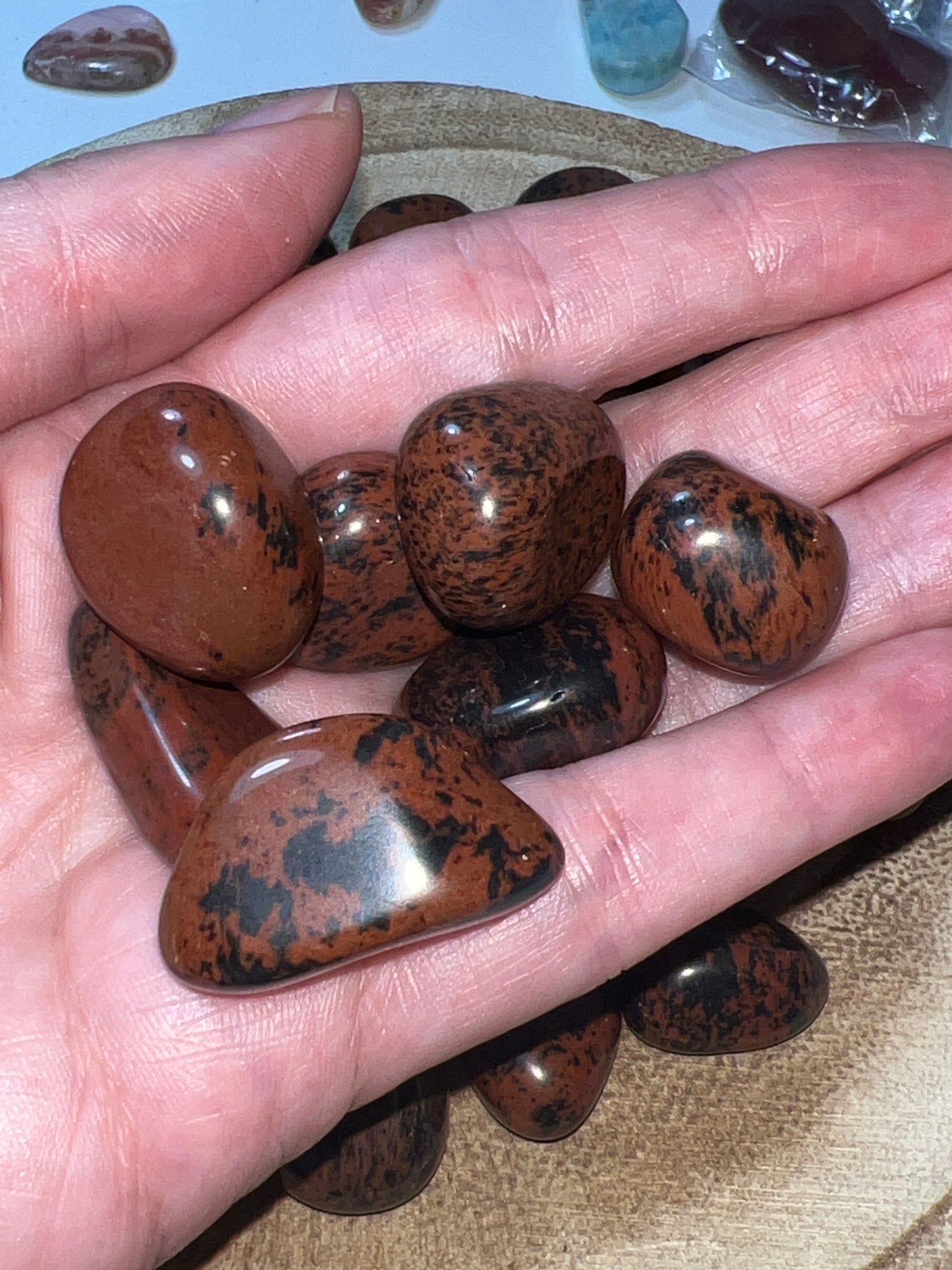 Rodado de Obsidiana Caoba