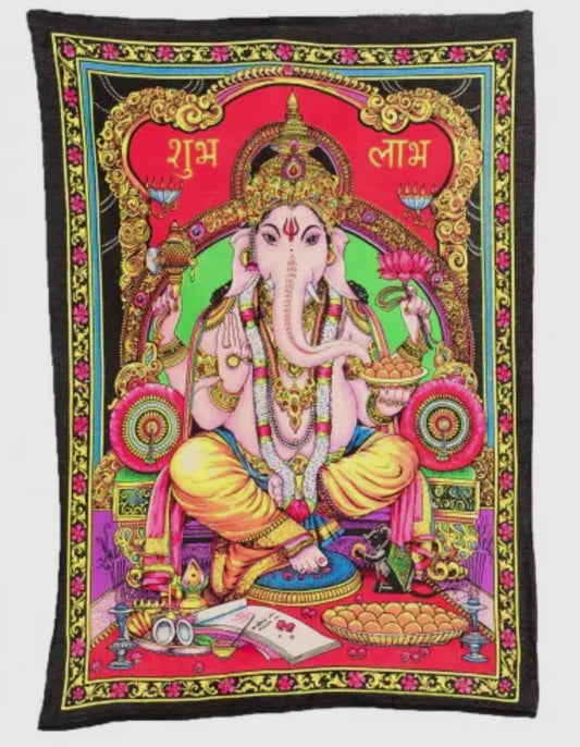 Tapiz Ganesha · Abundancia y Protección