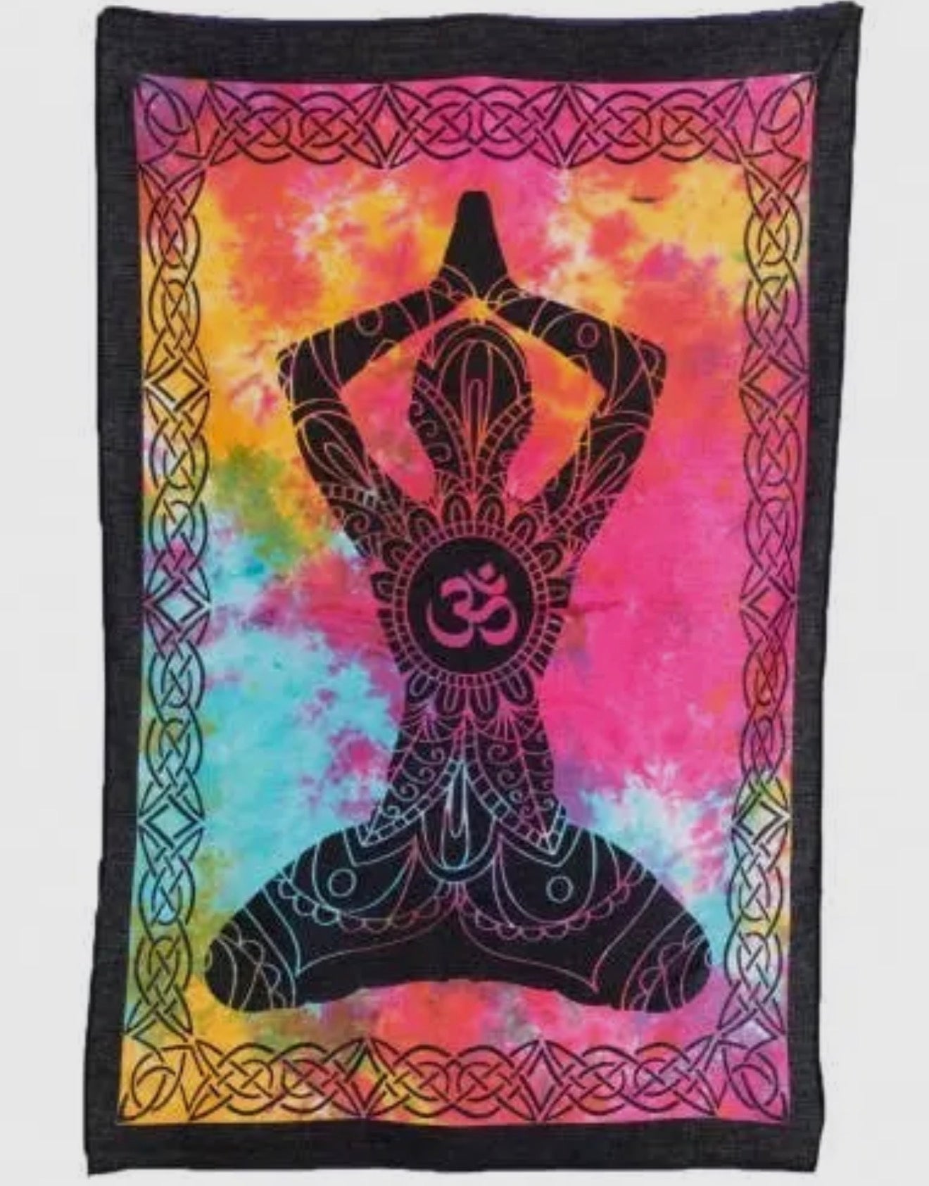 Tapiz Batik Meditación · Símbolo Om