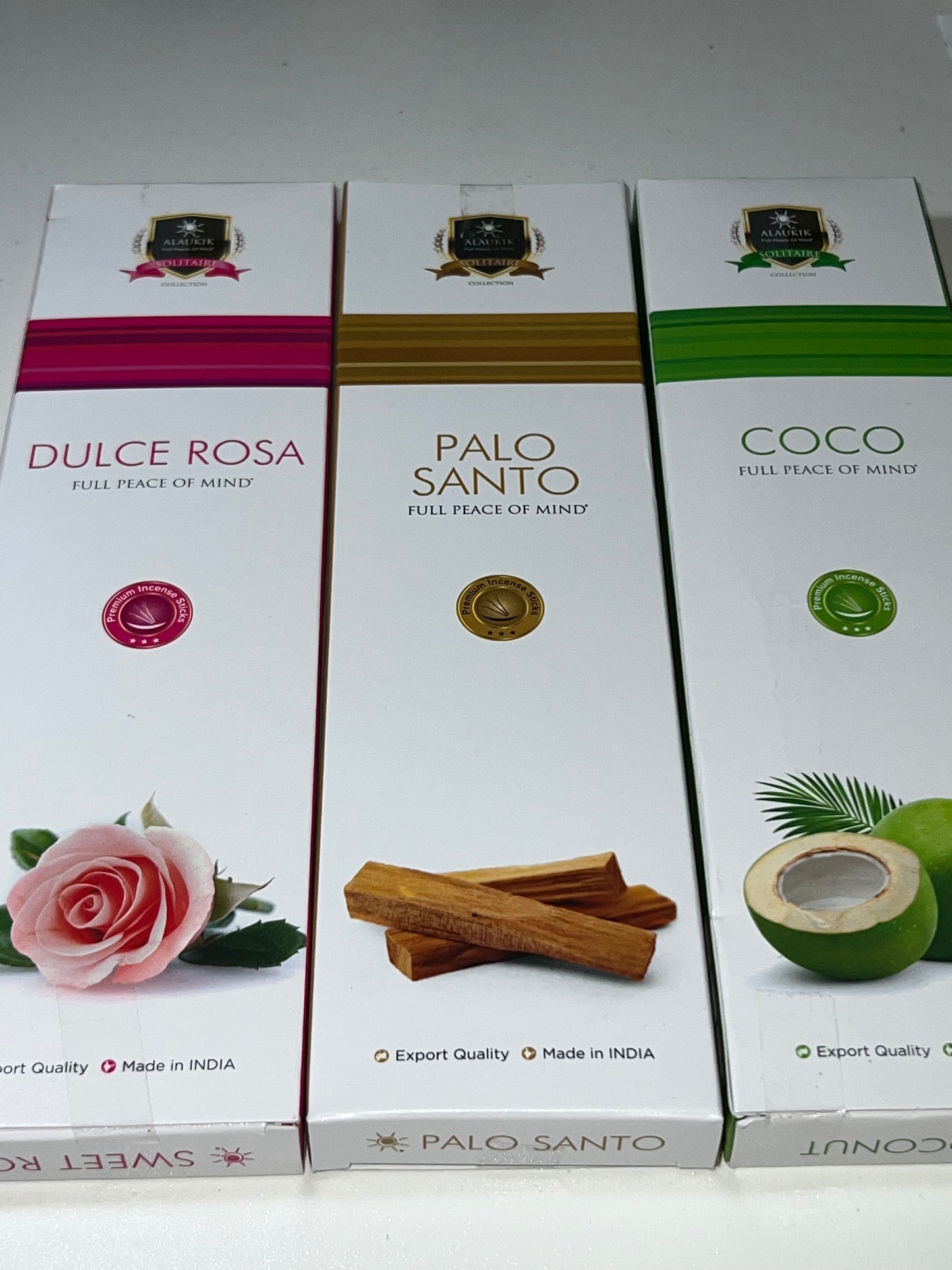 Incienso Premium – Dulce Rosa / Palo Santo / Coco