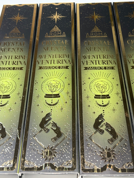 Incienso “Crystal Scents – Aventurina” – Aroma Ritual