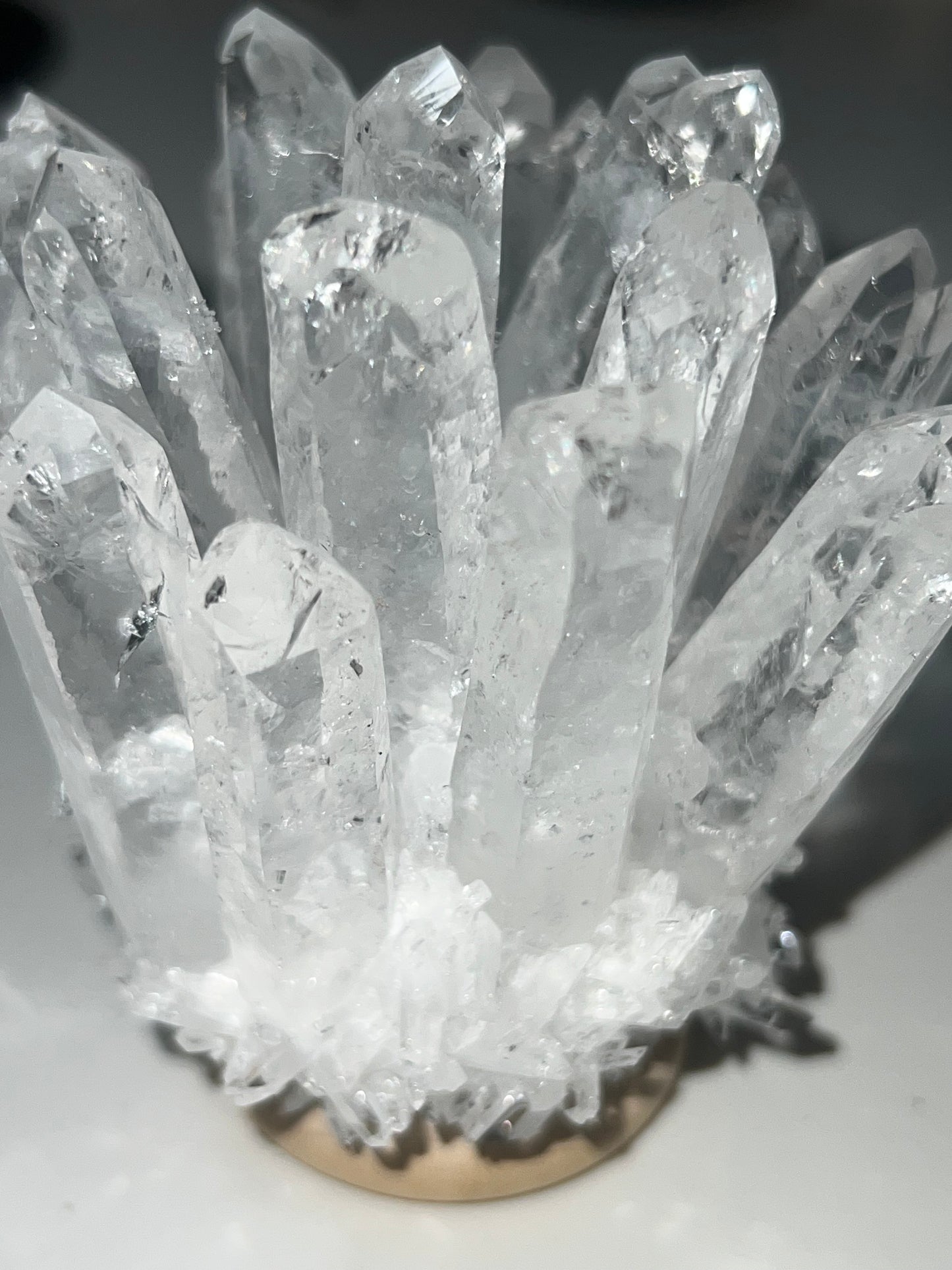 Racimo de Cuarzo Cristal – Alta Pureza (6x7 cm)