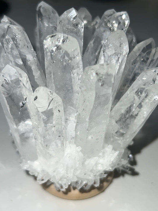 Racimo de Cuarzo Cristal – Alta Pureza (6x7 cm)