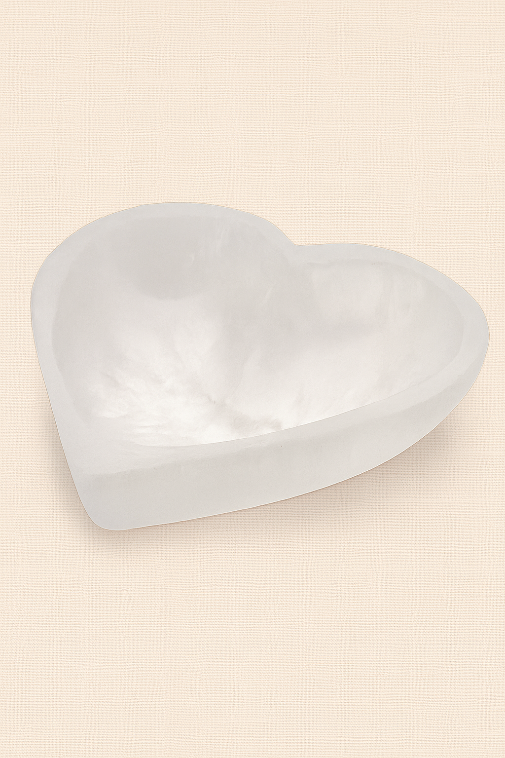 Cuenco Corazón Selenita - Dos tamaños