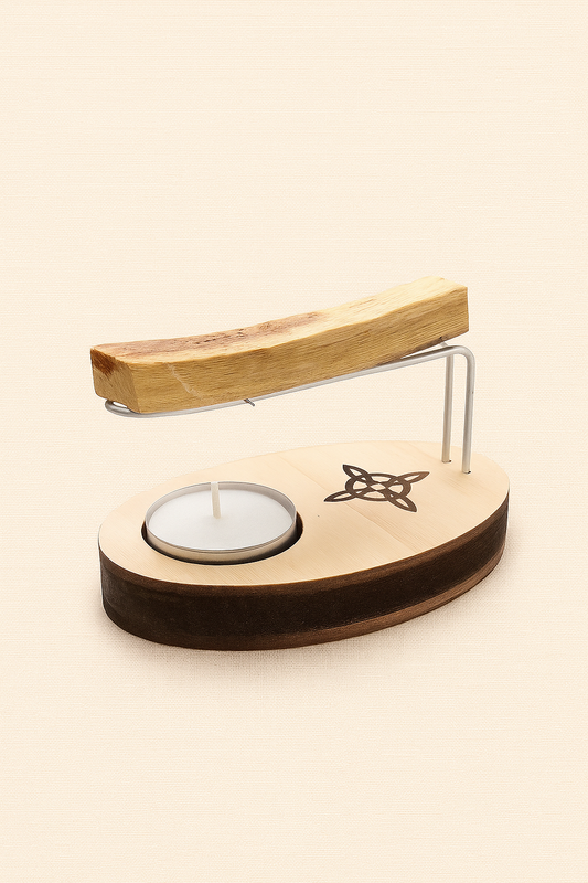 Quemador con Palo Santo y Vela