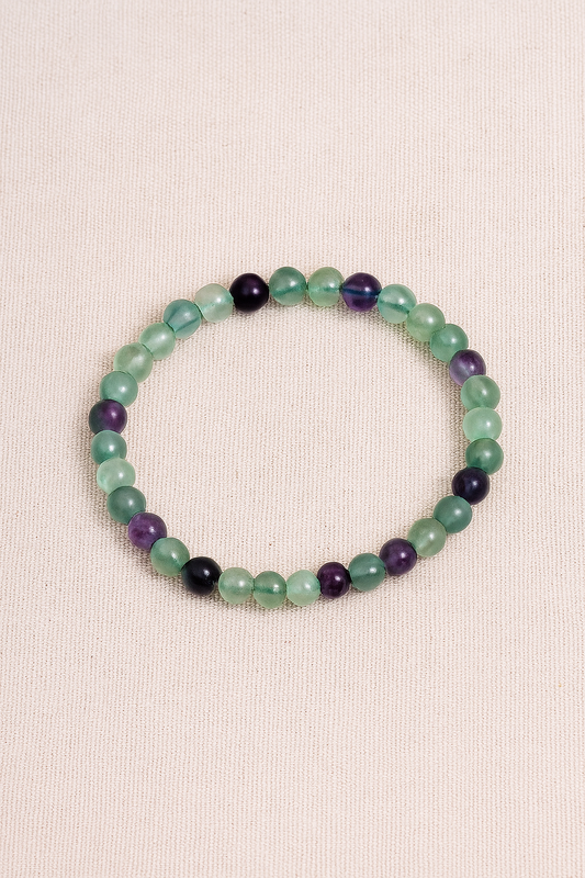 Pulsera de Fluorita Arcoíris