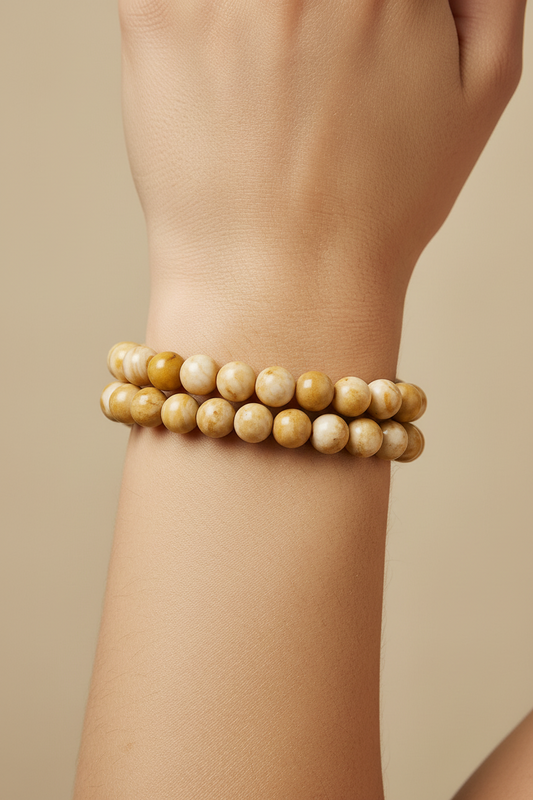 Pulsera de Ágata Crazy Mexicana Natural · Alegría y Creatividad