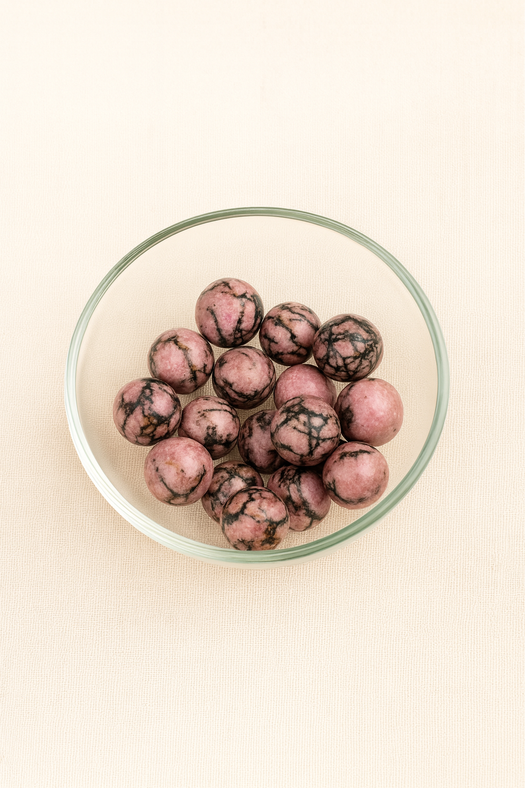 Mini Esfera de Rodonita (unidad)