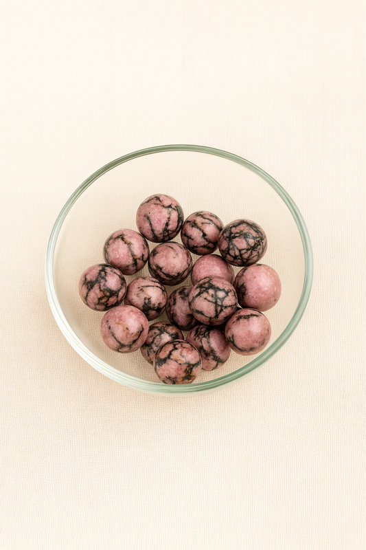 Mini Esfera de Rodonita (unidad)
