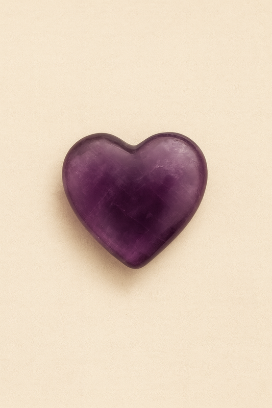 Mini corazón de Amatista (Unidad)