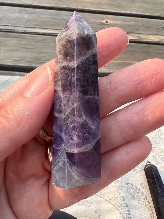 Punta generadora de Amatista Bandeada (vídeo al final)