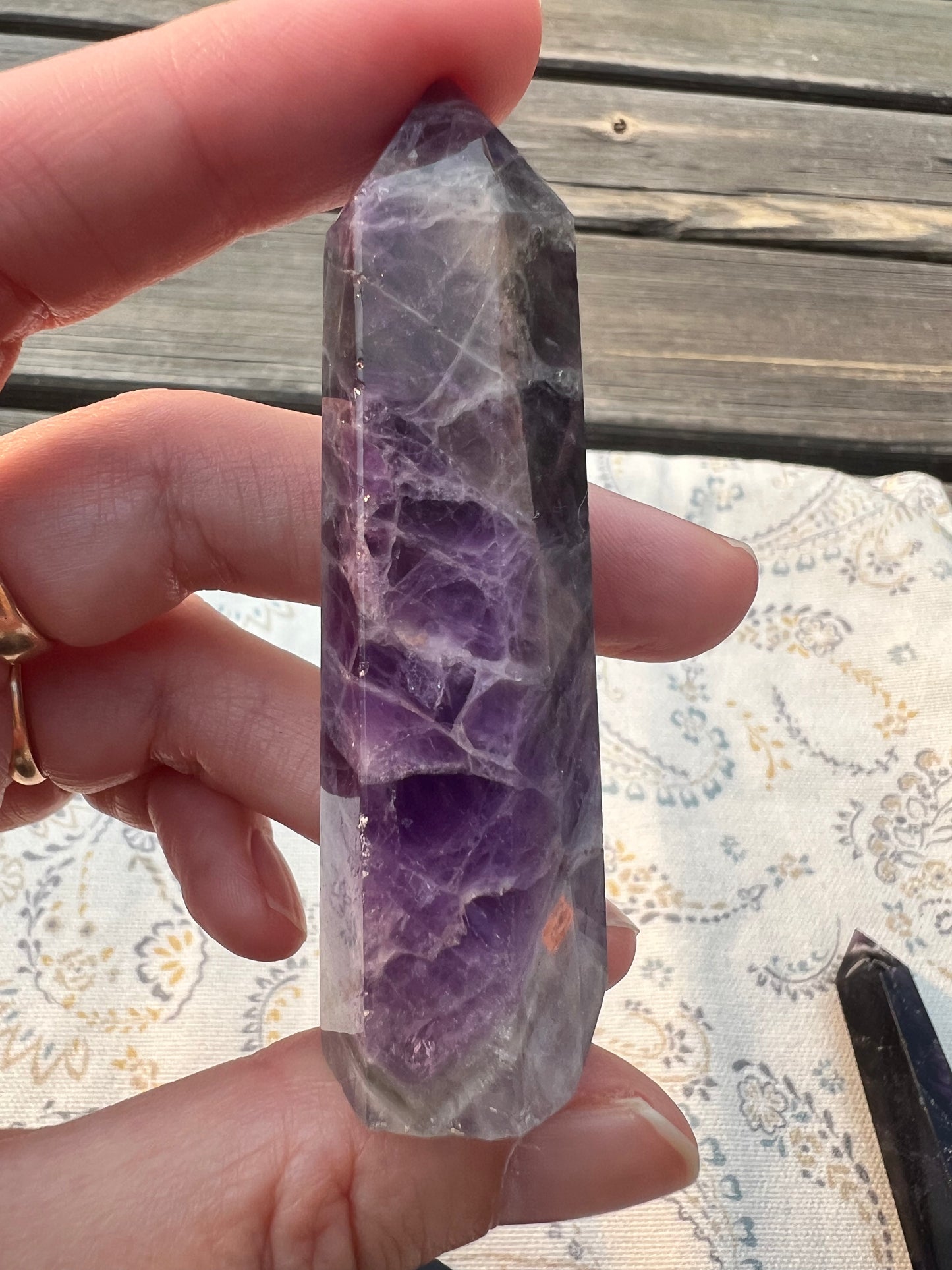 Punta generadora de Amatista Bandeada (vídeo al final)