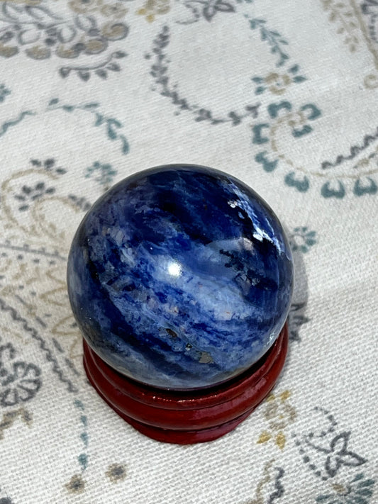 Esfera de Sodalita - Claridad Mental y Comunicación | Amatena (vídeo al final)