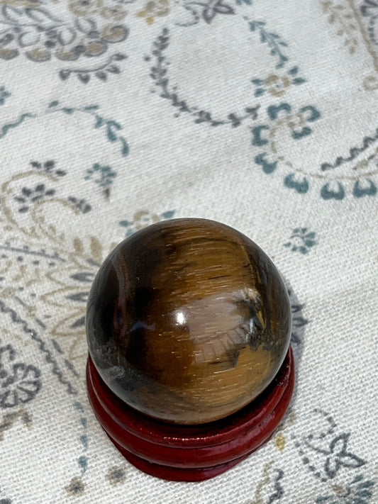 Esfera de Ojo de Tigre - Confianza y Protección | Amatena (vídeo al final)