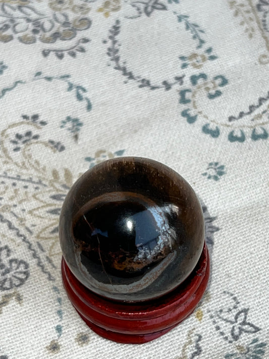 Esfera de Ojo de Tigre - Confianza y Protección | Amatena (vídeo al final)