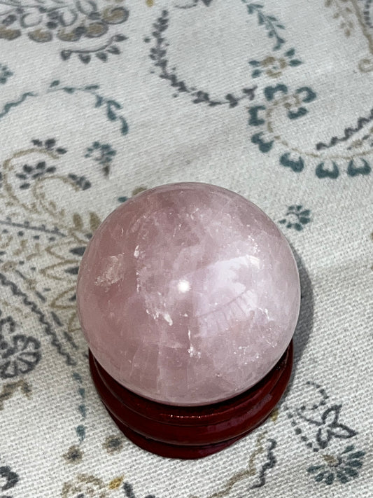 Esfera de Cuarzo Rosa - Amor Incondicional | Amatena (vídeo al final)