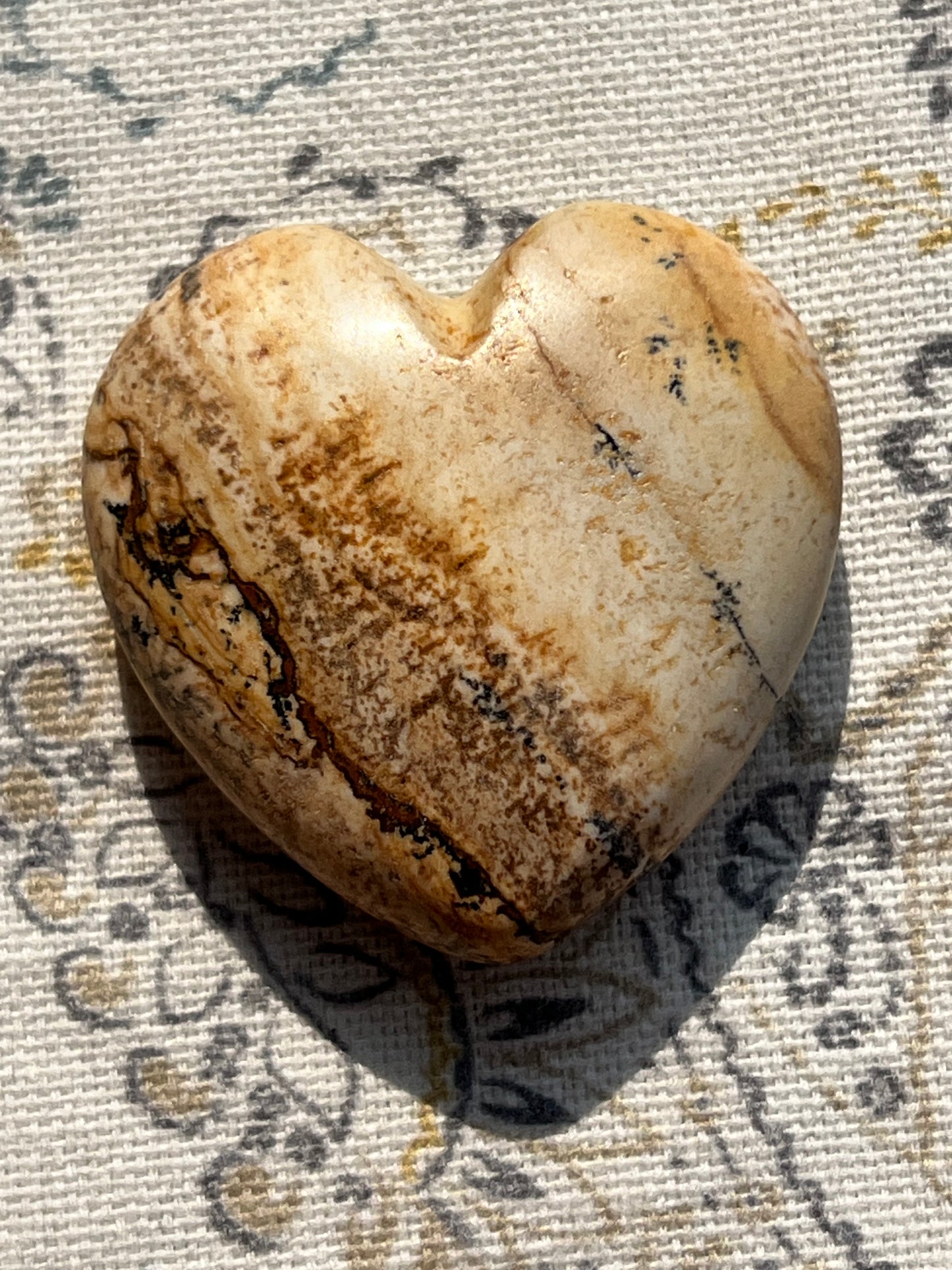 Corazón Plano de Jaspe Paisina - Enraizamiento | Amatena (vídeo al final)