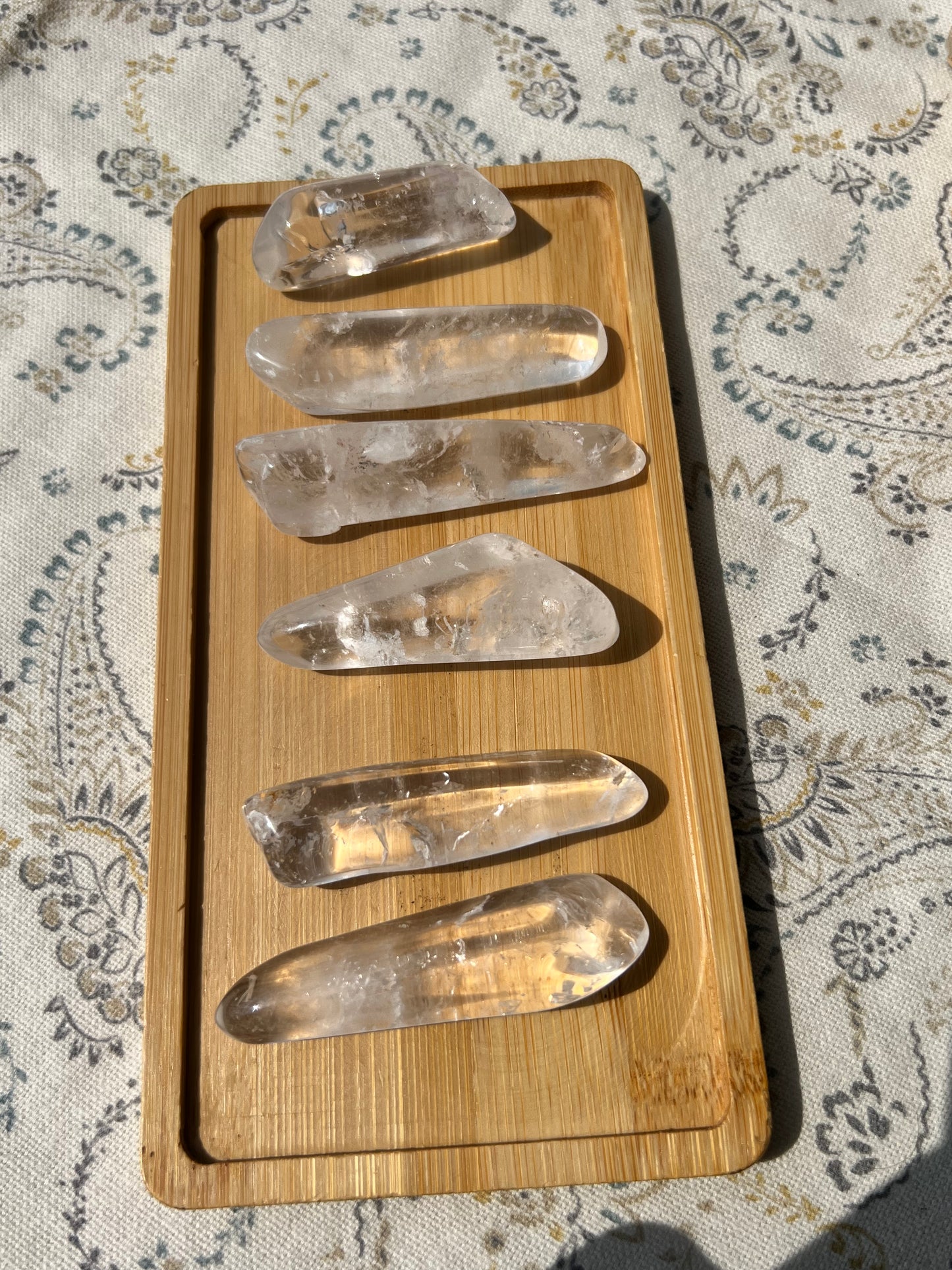 Varas de Cuarzo Cristal - Dos Tamaños - Terapias Energéticas | Amatena (vídeo al final)