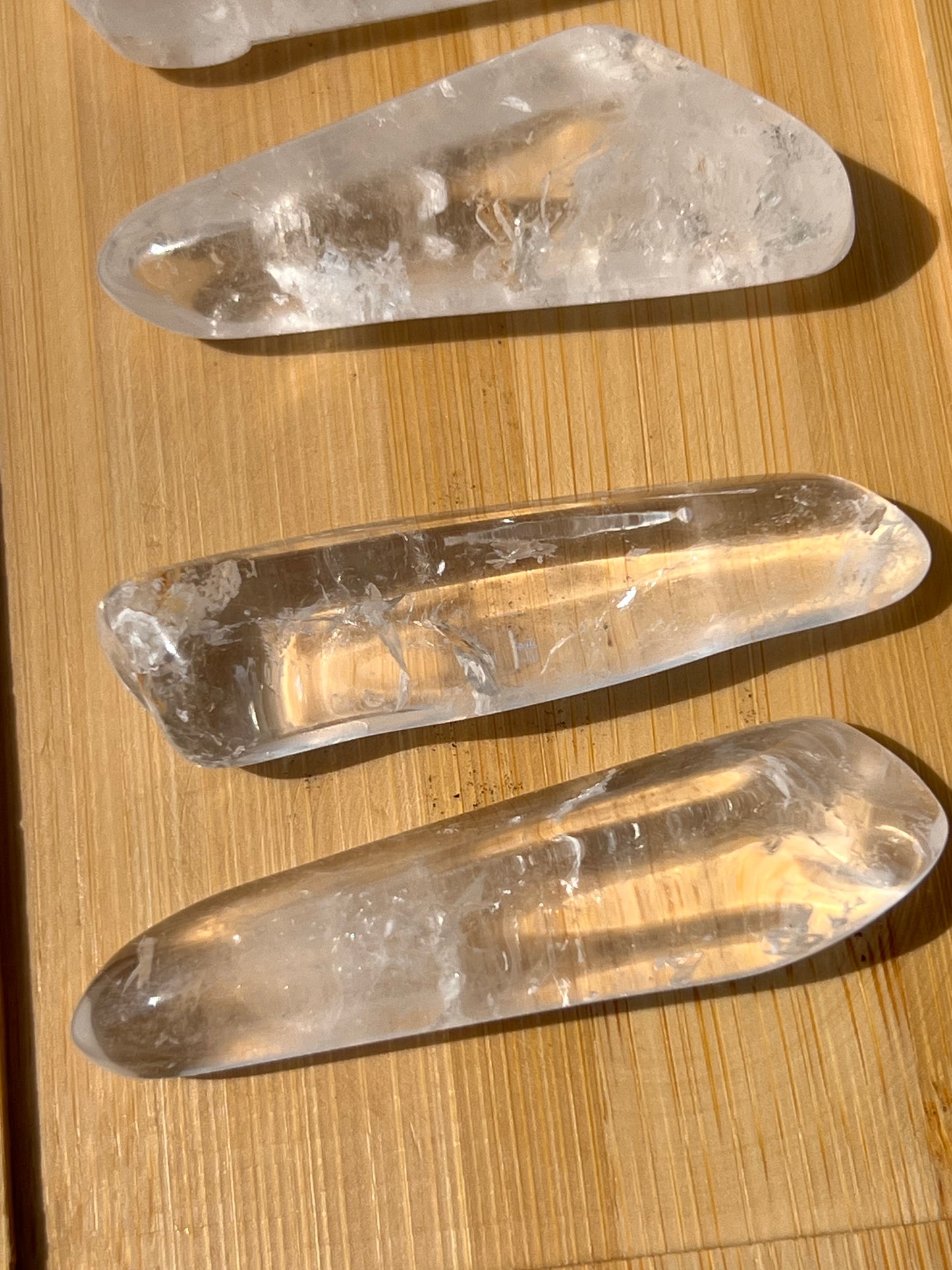 Varas de Cuarzo Cristal - Dos Tamaños - Terapias Energéticas | Amatena (vídeo al final)