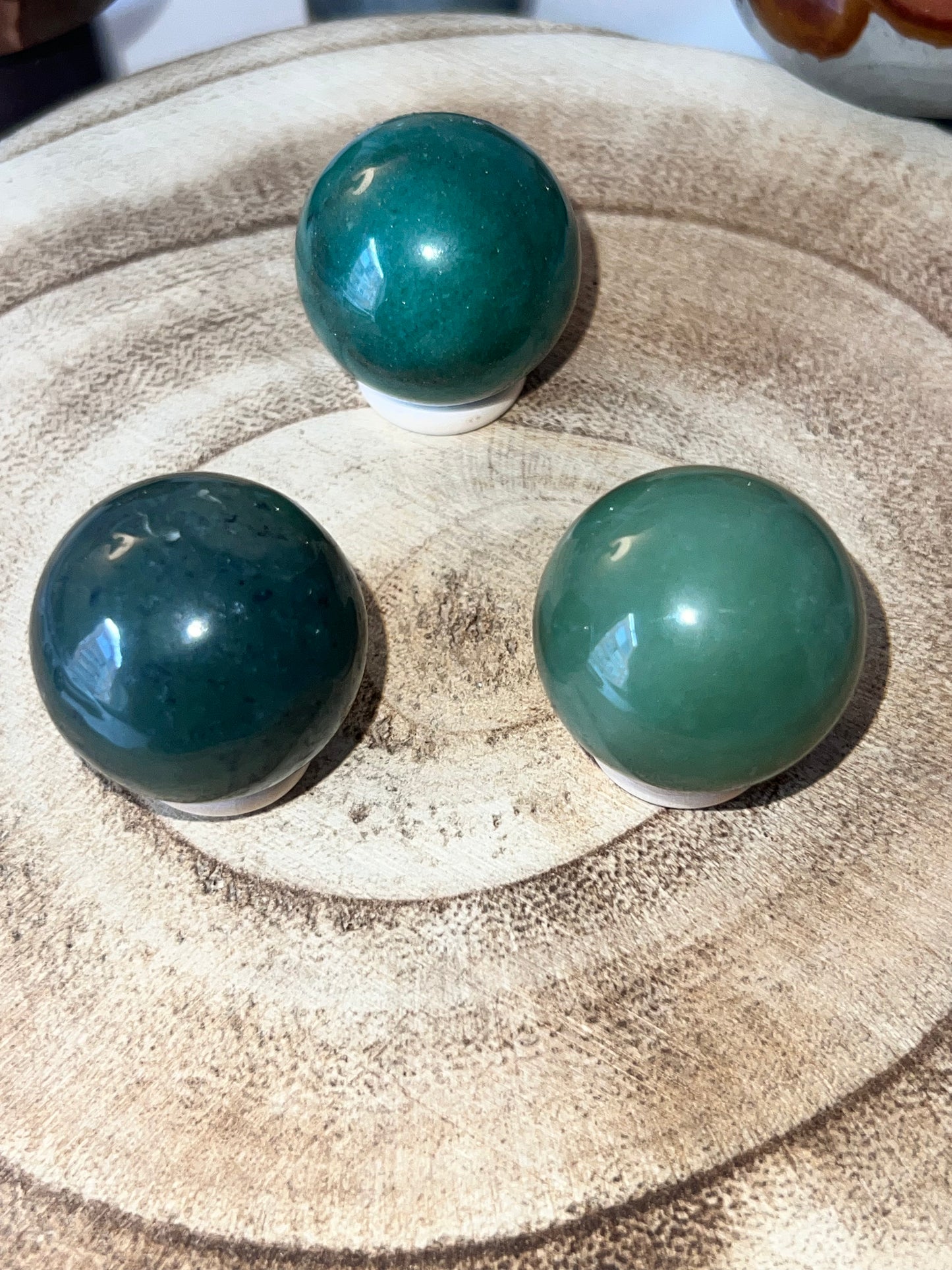 Esfera de Aventurina Verde - Prosperidad y Buena Suerte | Amatena